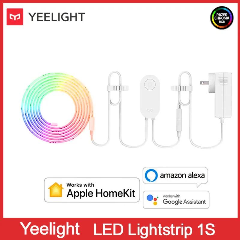 Yeelight-lightstrip 1S Ʈ Ȩ RGB LED Ʈ 110V 220V, YLDD05YL 2M 10M  Ȯ ȨŰƮ  Ȩ ˷